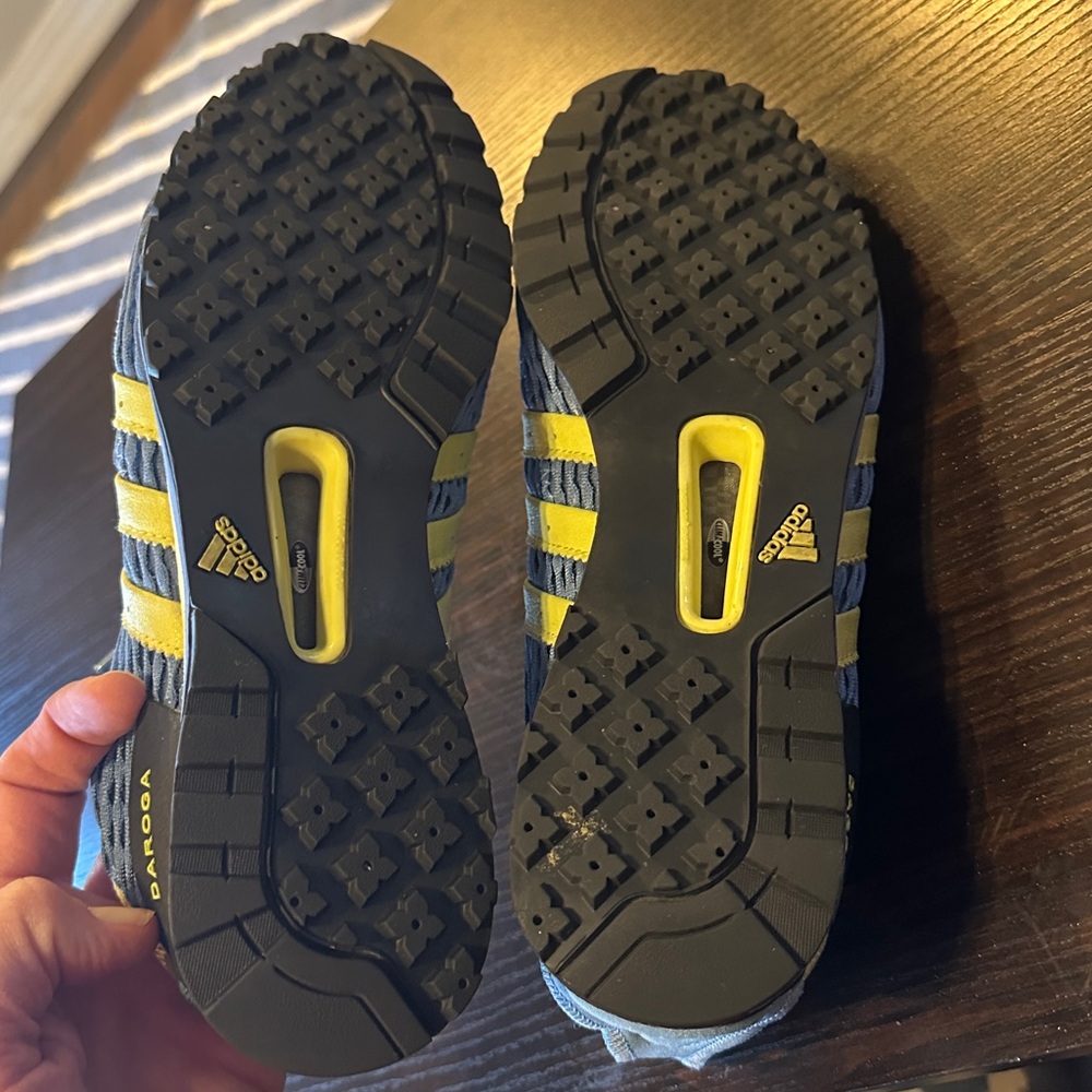 Women's Adidas Blue and Yellow Athletic Shoes - Picture 8 of 8